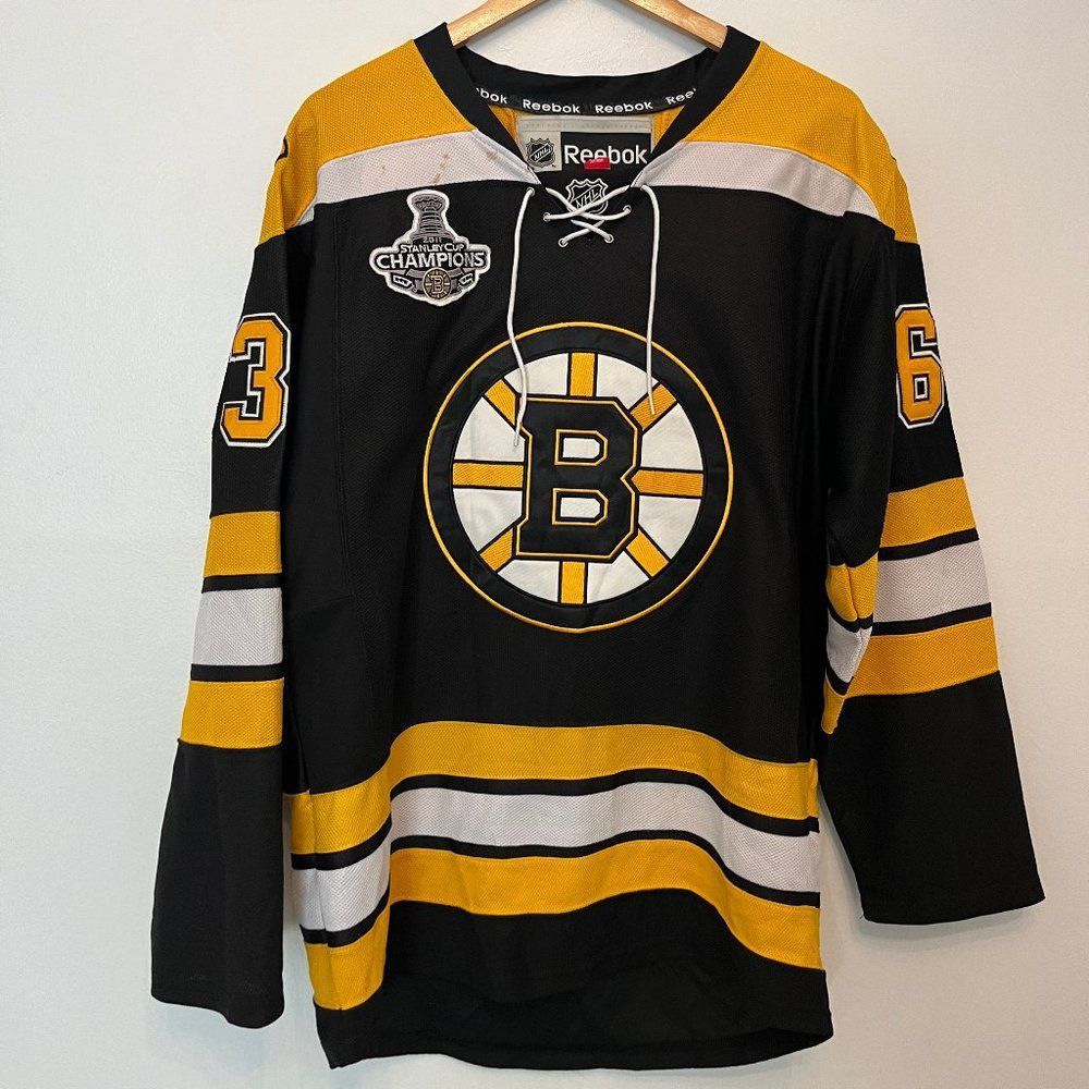 NHL Authentic Reebok Bruins Boston Marchano Stanley Cup Champions Jersey Size M